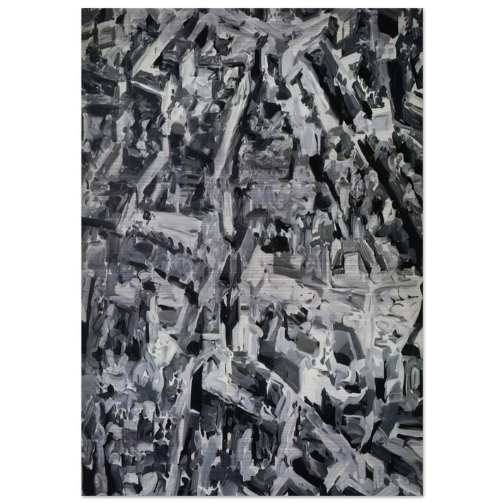 TOWNSCAPE F 1968 - Gerhard Richter Brushed Aluminum Print - 70x100 cm / 28x40 inches | Gerhard Richter Aluminum Print | Gerhard Richter Prints