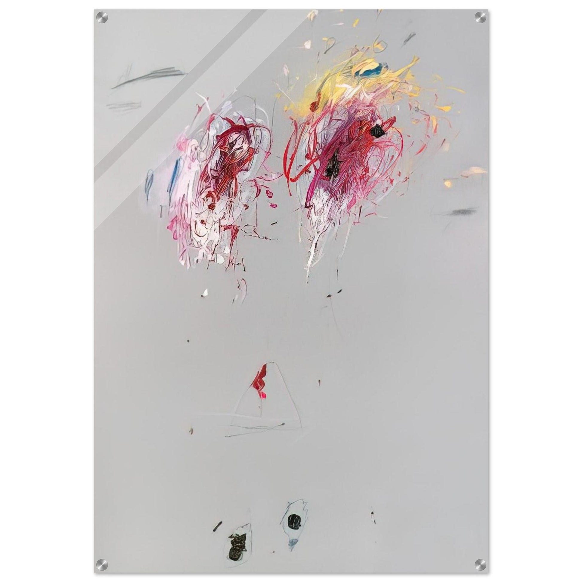 Nine Discourses on Commodus, Part IV - Cy Twombly Acrylic Print - 70x100 cm / 28x40″ inches | Cy Twombly Wall Art | Cy Twombly Prints