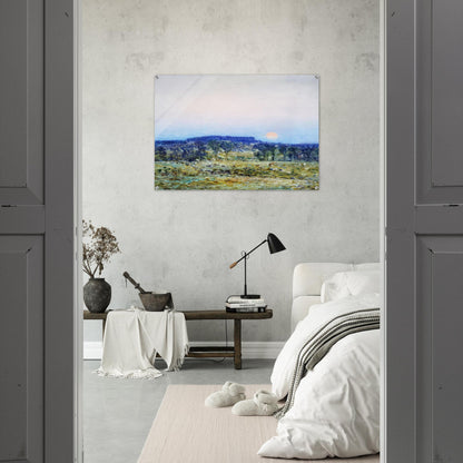 September Moonrise - Childe Hassam Acrylic Print - 70x100 cm / 28x40″ inches