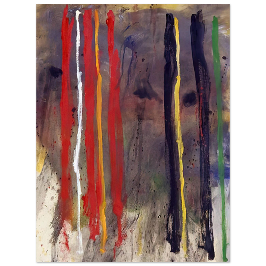 Gene Davis - Stripes - 1957 Fine Art Poster - Default Title