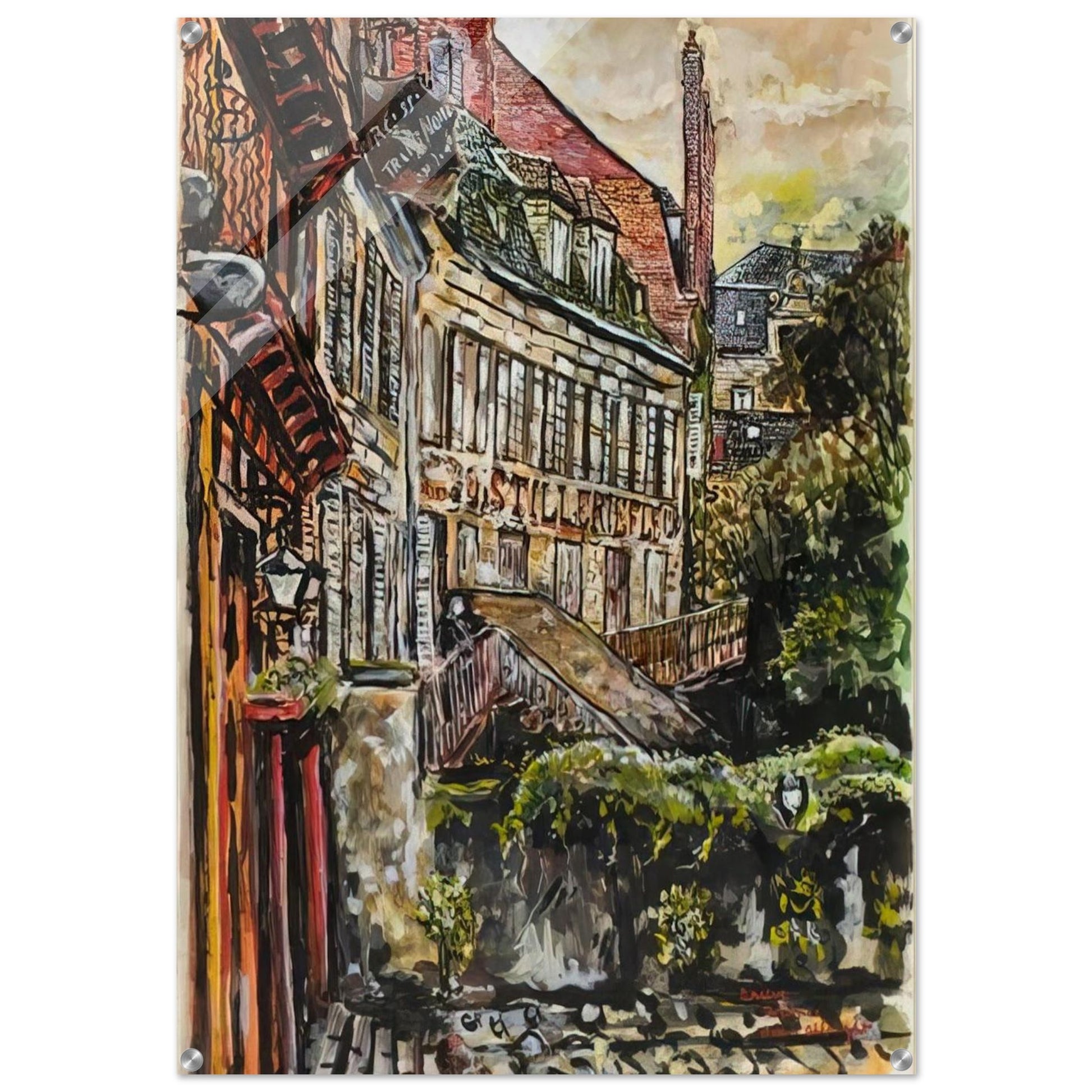 BRIEVE 1960 - Ivan Albright Acrylic Print - 70x100 cm / 28x40″ inches | Ivan Albright Wall Art | Ivan Albright Prints