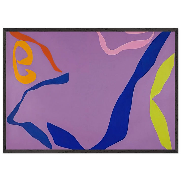 Untitled - 1970 N7 - Ray Parker 70x100 cm / 28x40 inches Framed Art Print – Black Wooden Frame