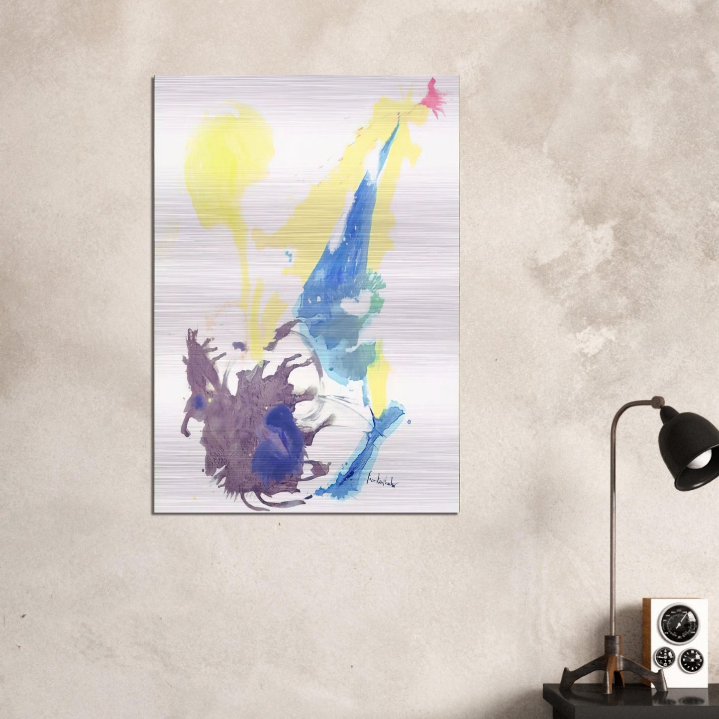 Moving Day - 1961 - Helen Frankenthaler Brushed Aluminum Print - 70x100 cm / 28x40 inches | Helen Frankenthaler Aluminum Print | Helen Frankenthaler Prints