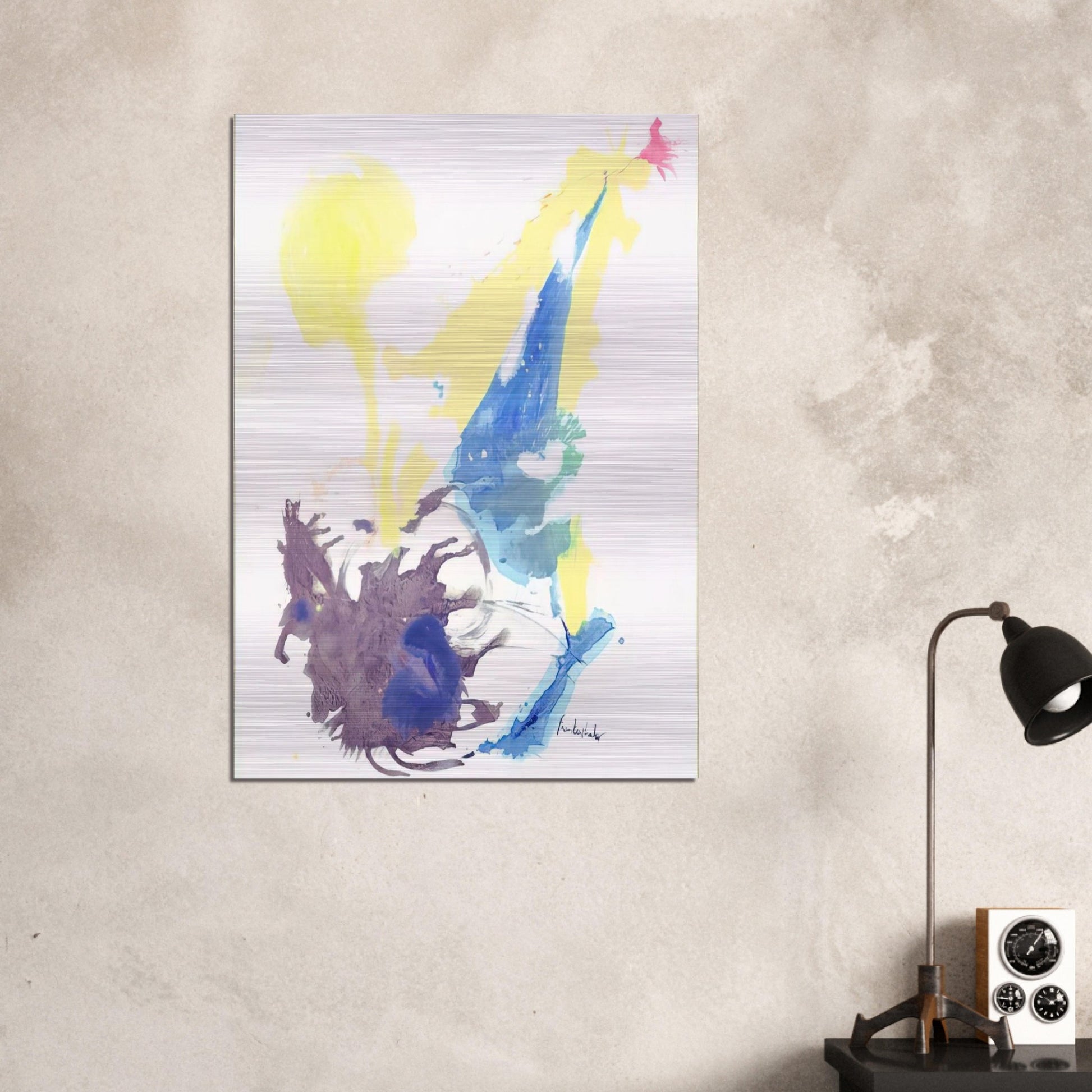 Moving Day - 1961 - Helen Frankenthaler Brushed Aluminum Print - 70x100 cm / 28x40 inches | Helen Frankenthaler Aluminum Print | Helen Frankenthaler Prints