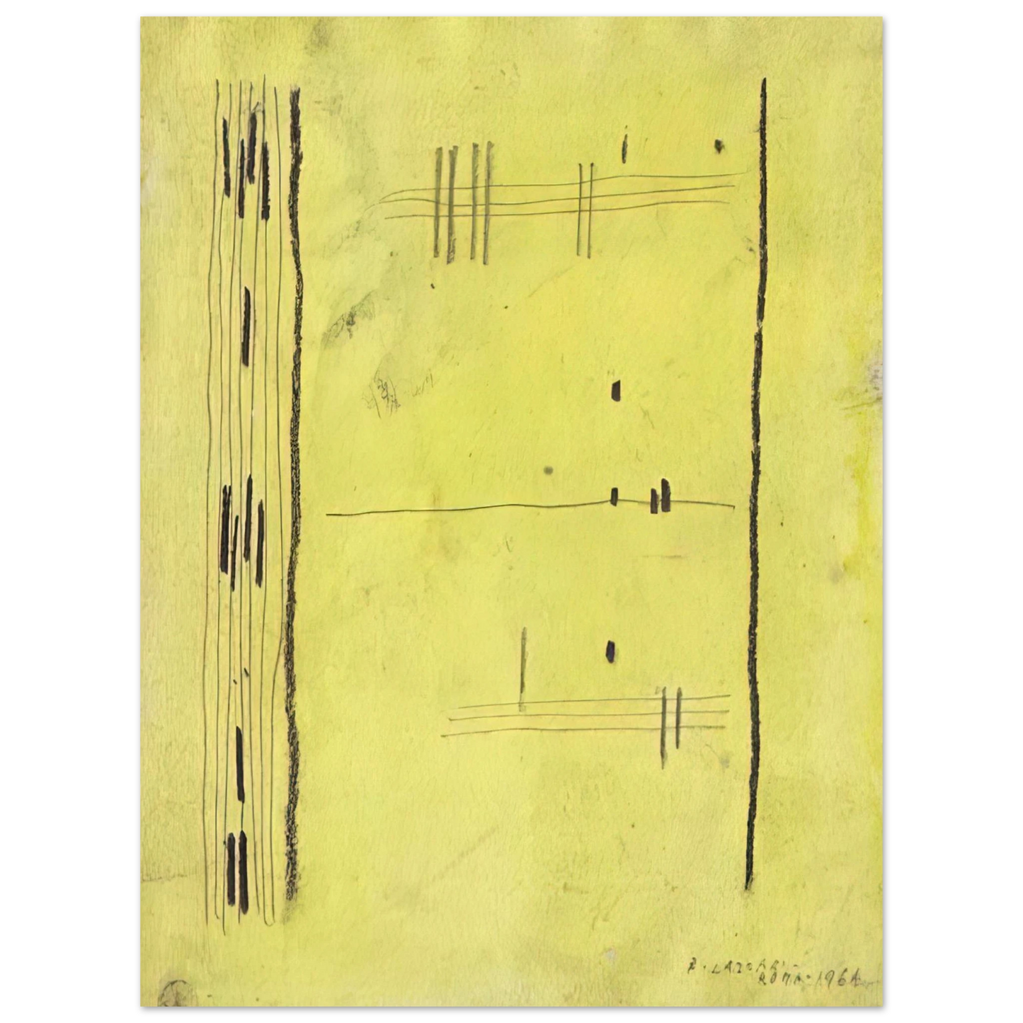 Bice Lazzari - Senza titolo - 1964 Fine Art Poster - Default Title