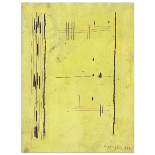 Bice Lazzari - Senza titolo - 1964 Fine Art Poster - Default Title