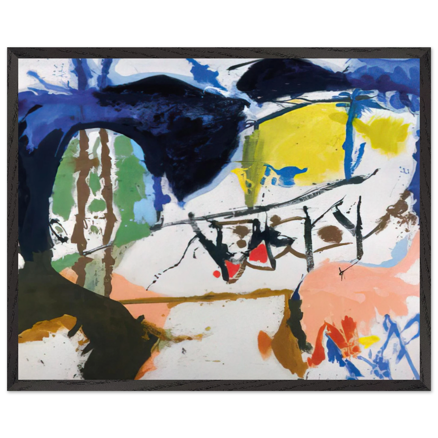 Helen Frankenthaler - Acres - 1959 Wall art - 30x45 cm / 12x18 inches - Fine Art Poster - -