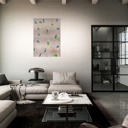 SF48-004 - Sam Francis Brushed Aluminum Print - 70x100 cm / 28x40 inches | Sam Francis Aluminum Print | Sam Francis Prints