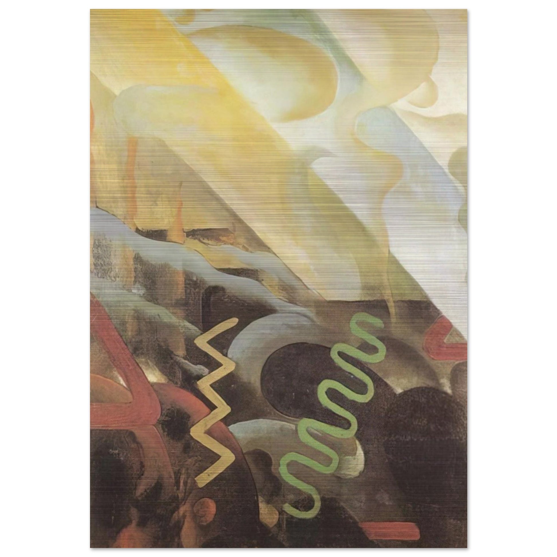 Astrazione - 1921 - Julius Evola Brushed Aluminum Print - 70x100 cm / 28x40 inches | Julius Evola Aluminum Print | Julius Evola Prints