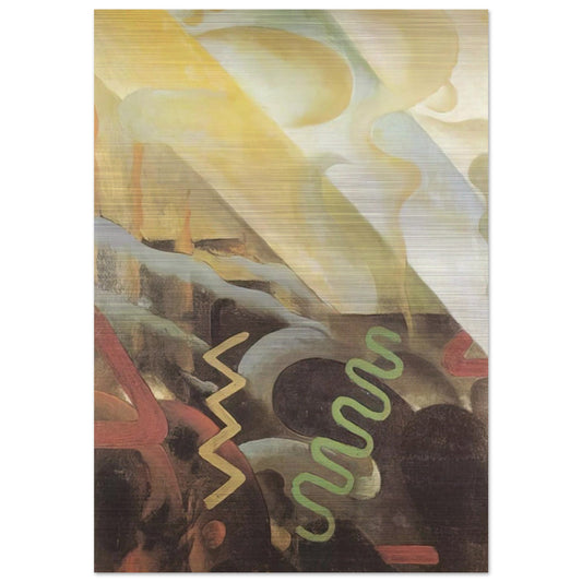 Astrazione - 1921 - Julius Evola Brushed Aluminum Print - 70x100 cm / 28x40 inches | Julius Evola Aluminum Print | Julius Evola Prints
