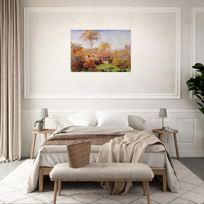 Small Country Farm in Bordighera - claude monet Acrylic Print - 70x100 cm / 28x40″ inches