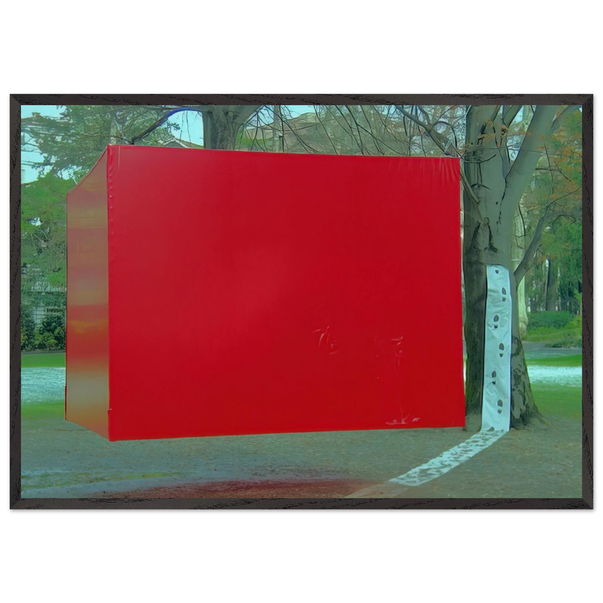 Room - 1956 - Jiro Yoshihara 70x100 cm / 28x40 inches Framed Art Print – Black Wooden Frame