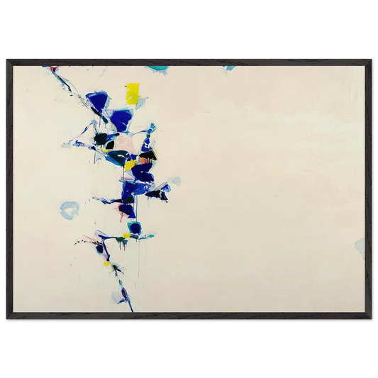 Toward Disappearance III - Sam Francis Framed Art Print – Black Wooden Frame - Default Title - -Framed Art Print