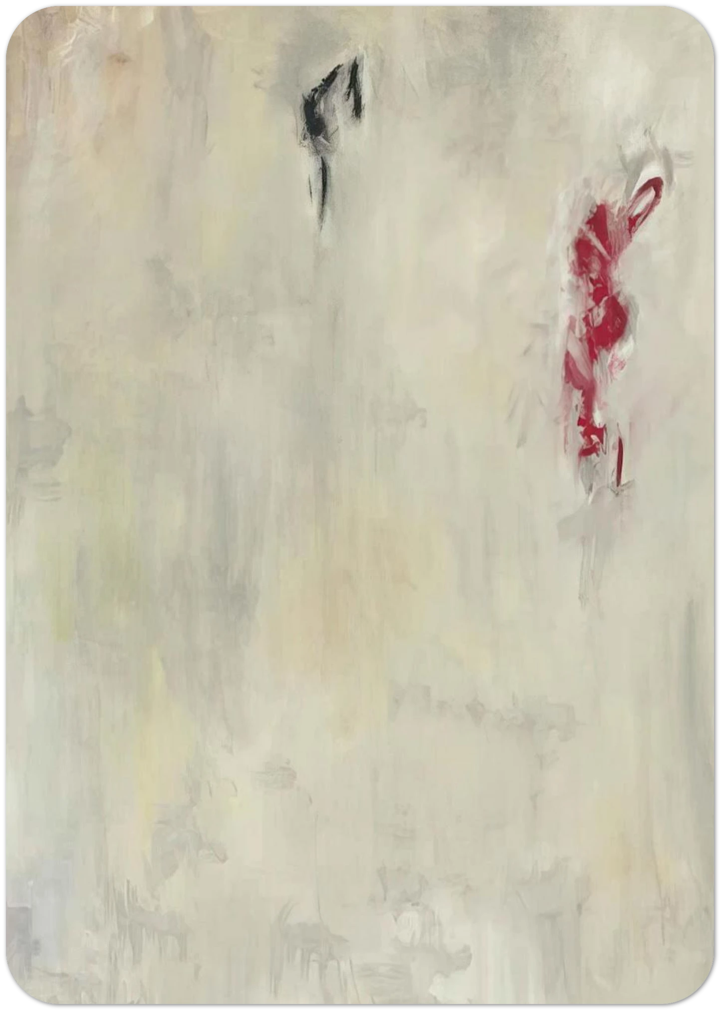 October Field - 1960 By Theodoros Stamos Pack of 10 Post Cards | Theodoros Stamos Post Cards | A6 (10.5 x 14.8 cm) - 4.1 x 5.8 inches