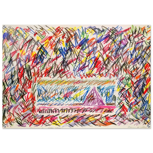 Coffee Thyme - Sam Gilliam Acrylic Print - 70x100 cm / 28x40″ inches