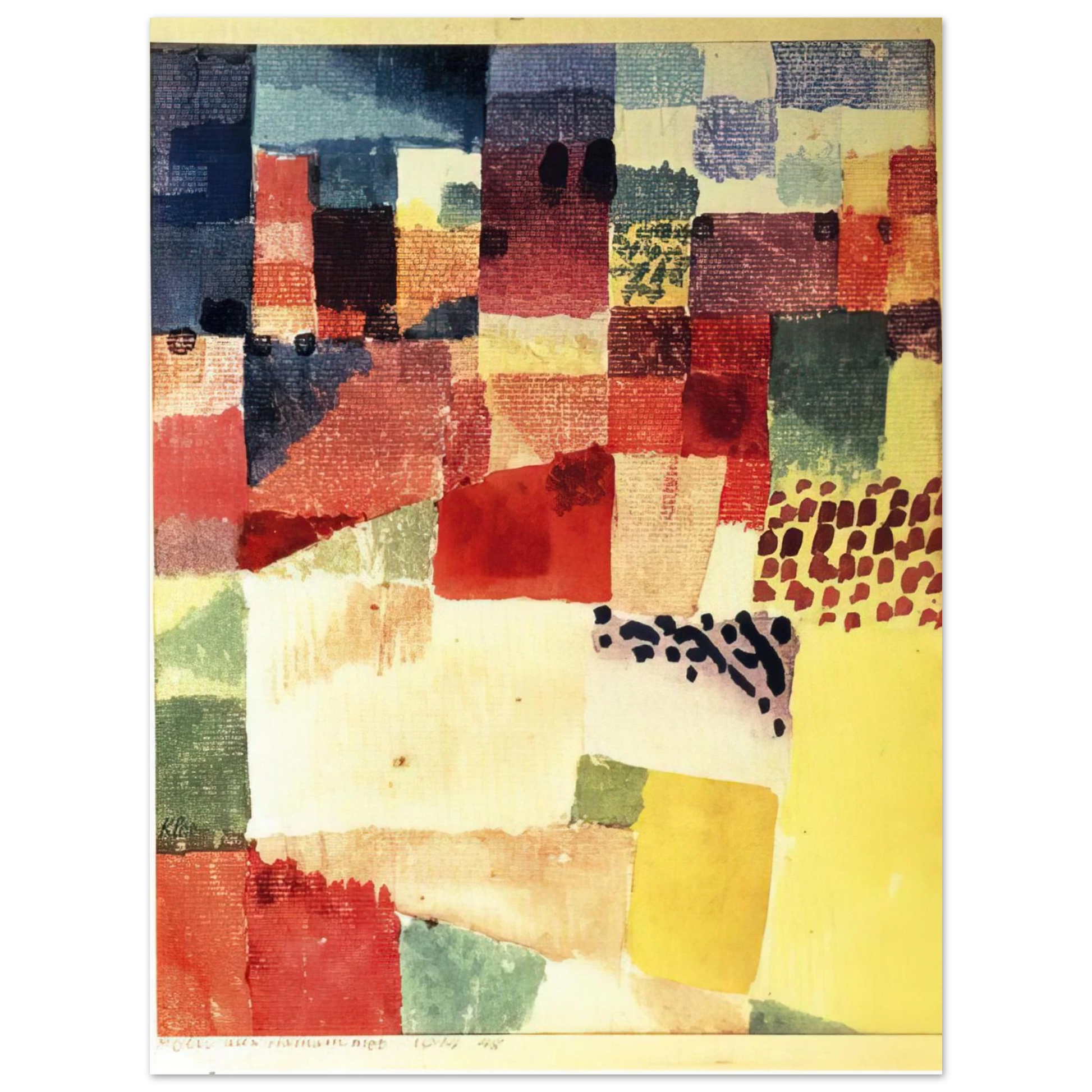 Paul Klee - HAMMAMET Fine Art Poster - Default Title