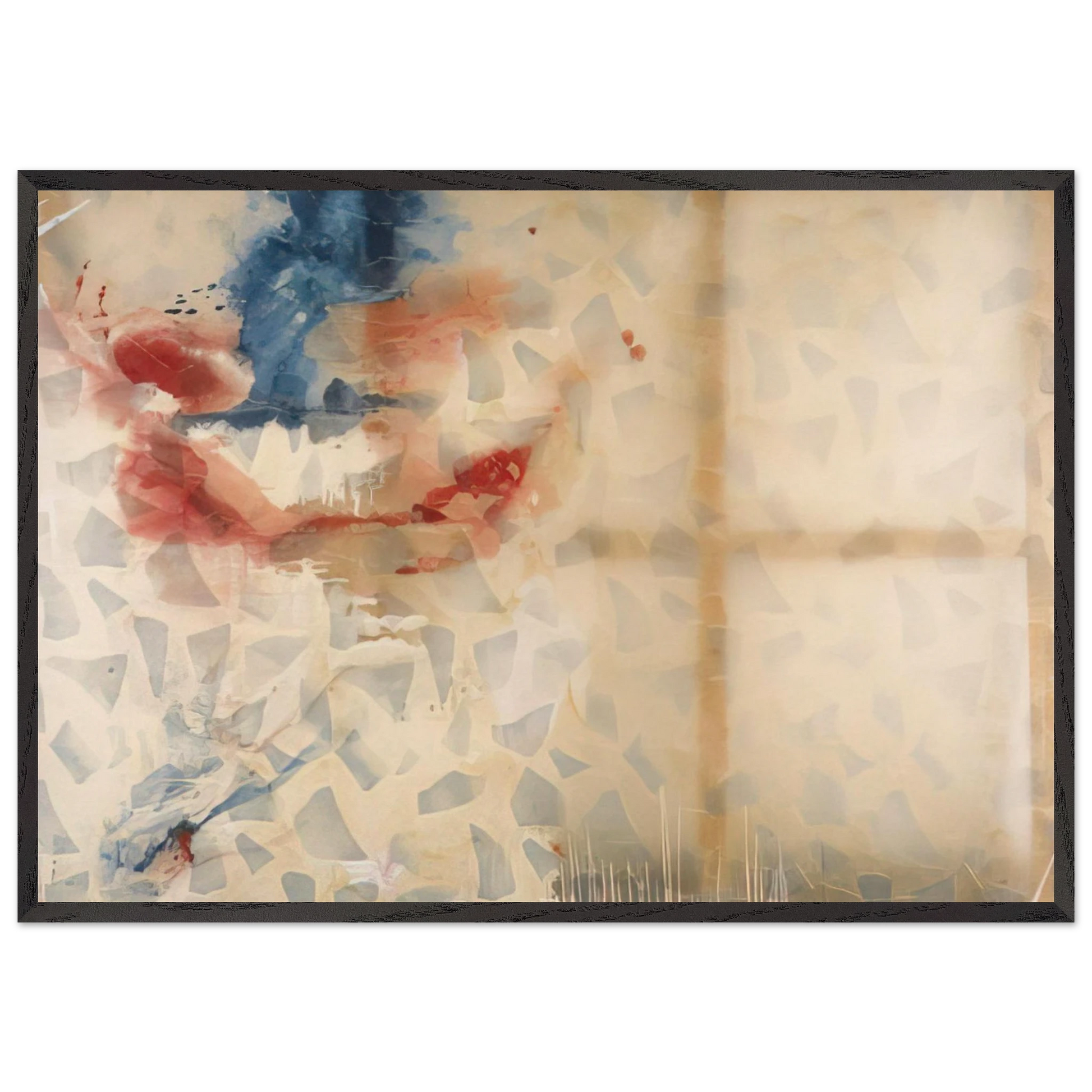 Untitled N33 - Sigmar Polke Framed Art Print – Black Wooden Frame - Default Title - -Framed Art Print