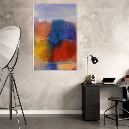 Free Spirit - 1991 - Ronnie Landfield Art Prints - 100x150 cm / 40x60″ inches | Ronnie Landfield Poster | Ronnie Landfield Prints