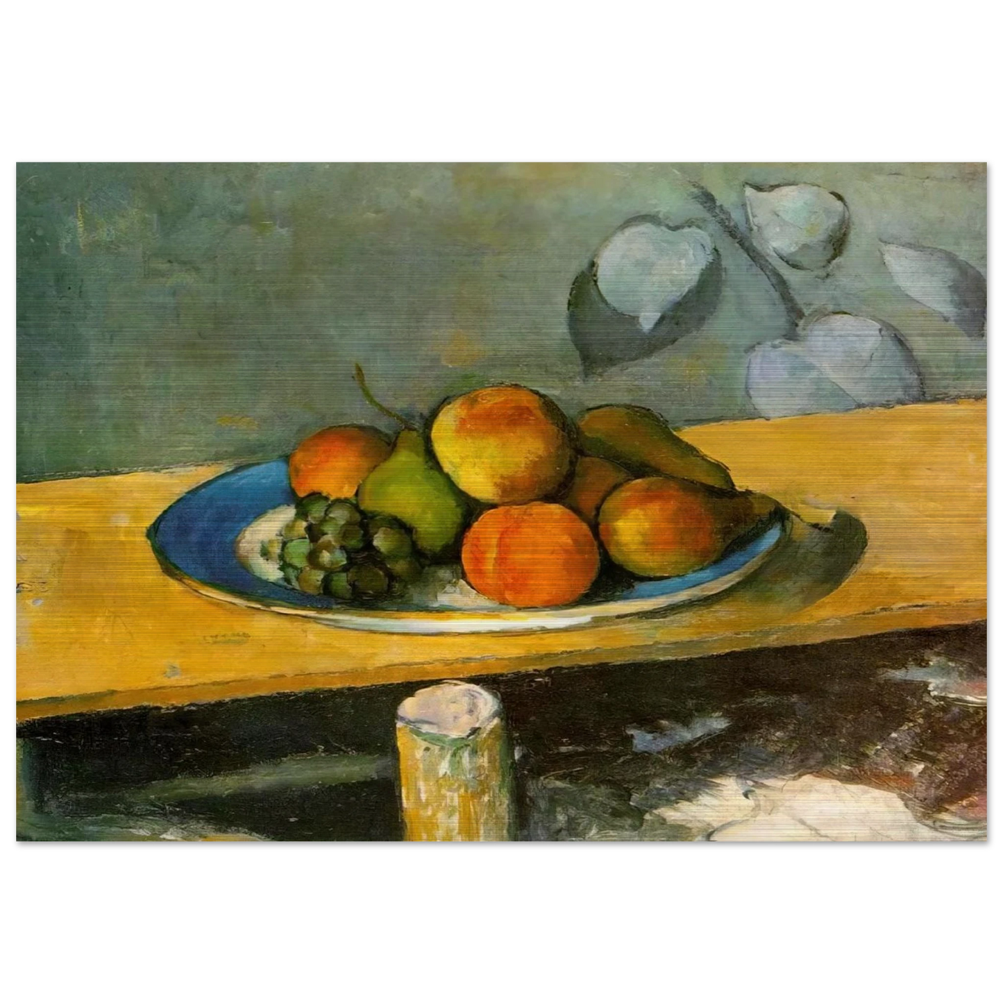 Apples, Pears and Grapes - Paul Cézanne Brushed Aluminum Print - 70x100 cm / 28x40 inches | Paul Cézanne Aluminum Print | Paul Cézanne Prints
