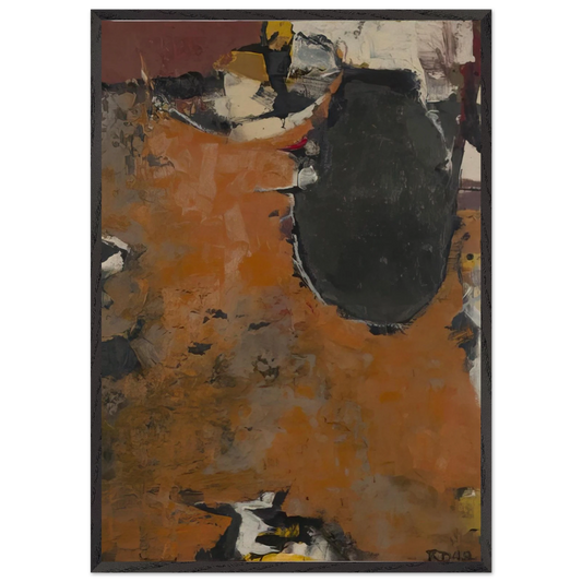 Painting II - Richard Diebenkorn Framed Art Print – Black Wooden Frame - Default Title - -Framed Art Print