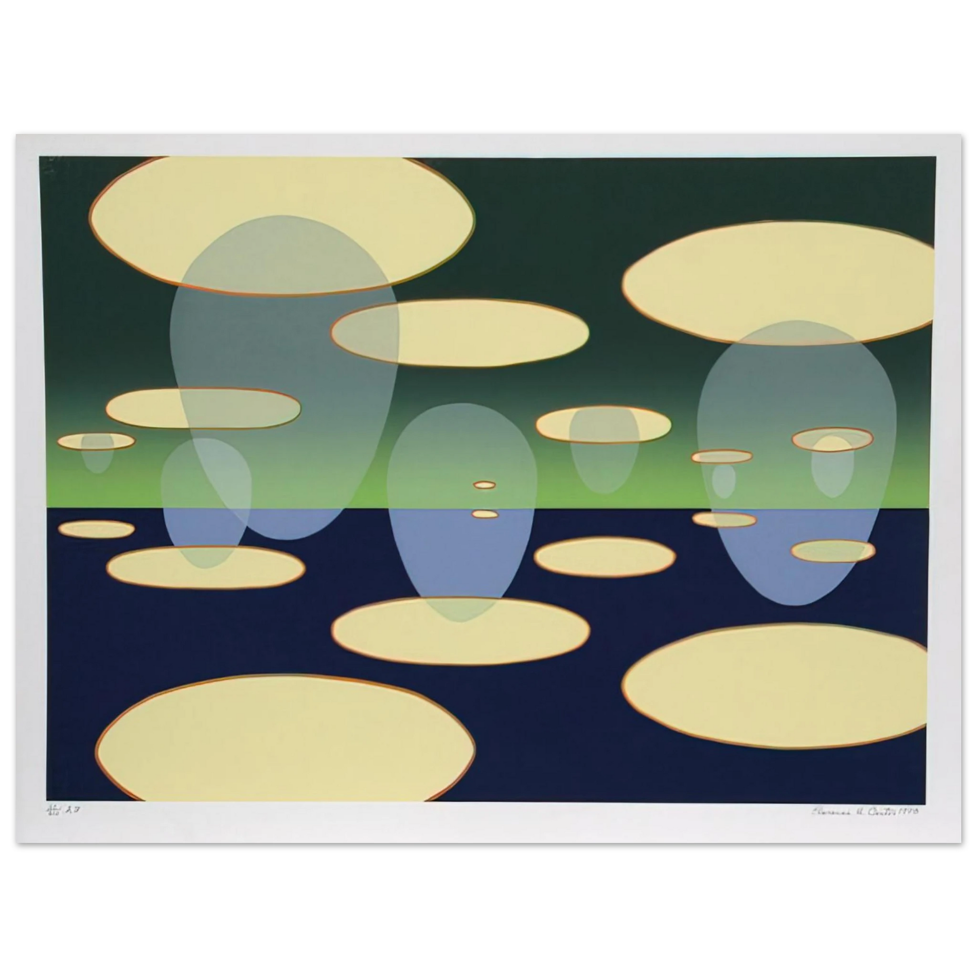 Clarence Holbrook Carter - Eschantos 31 - 1978 Fine Art Poster - Default Title