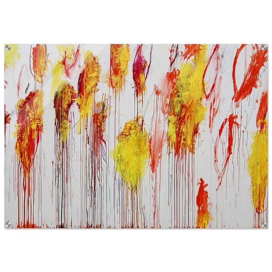 Lepanto, Part XII - Cy Twombly Acrylic Print - 70x100 cm / 28x40″ inches