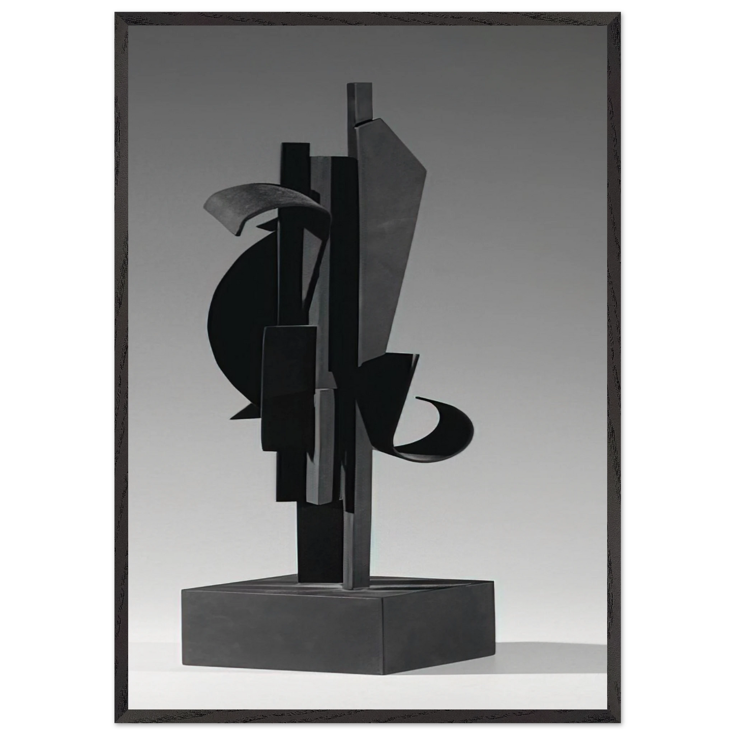 SKY HOOK MAQUETTE 1977 - Louise Nevelson Framed Art Print – Black Wooden Frame - Default Title - -Framed Art Print