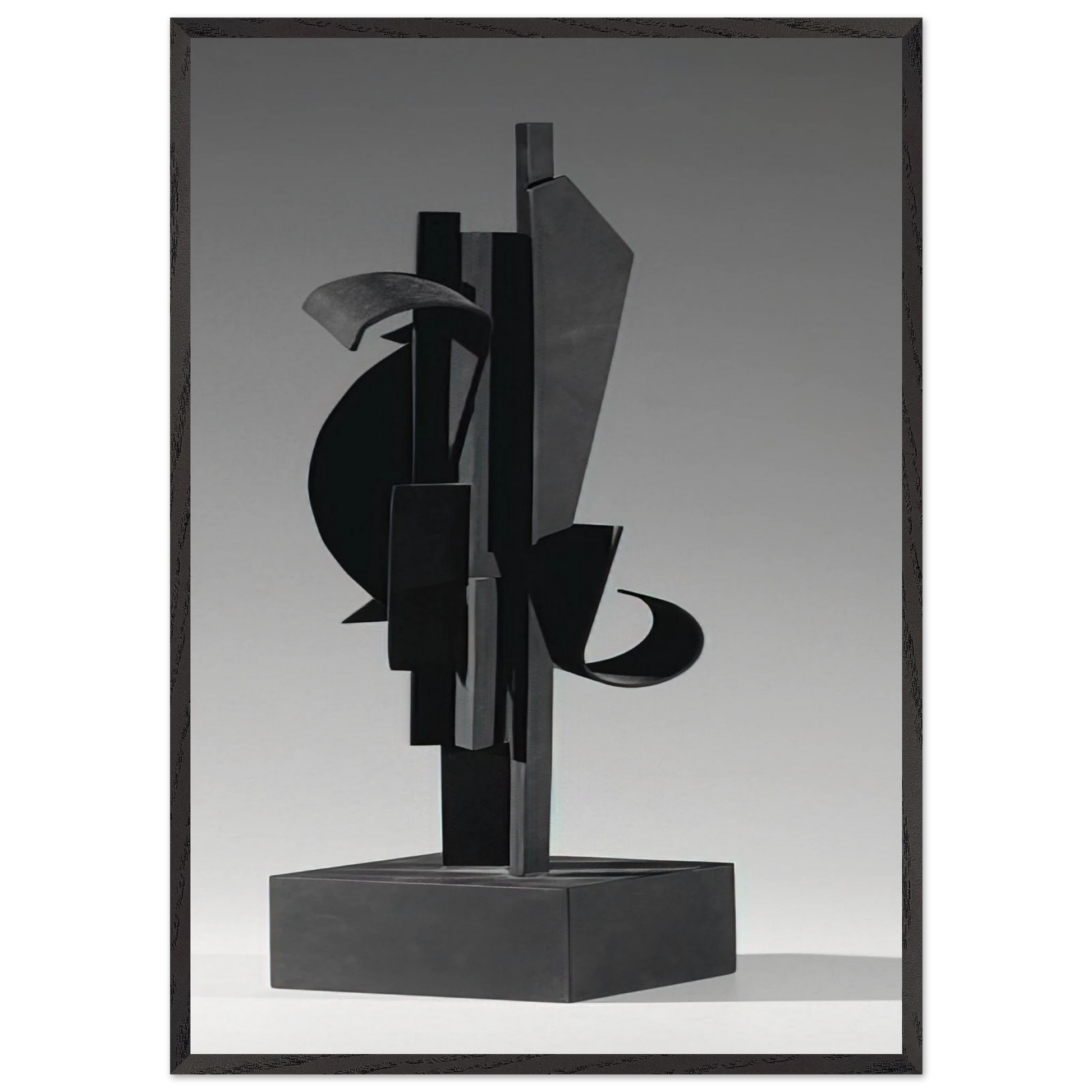 SKY HOOK MAQUETTE 1977 - Louise Nevelson Framed Art Print – Black Wooden Frame - Default Title - -Framed Art Print