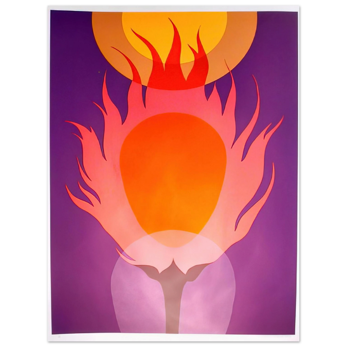 Clarence Holbrook Carter - Burning Bush - 1978  75x100 cm / 30x40inches Fine Art Poster