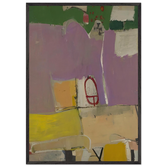 Albuquerque 4 - Richard Diebenkorn Framed Art Print – Black Wooden Frame - Default Title - -Framed Art Print