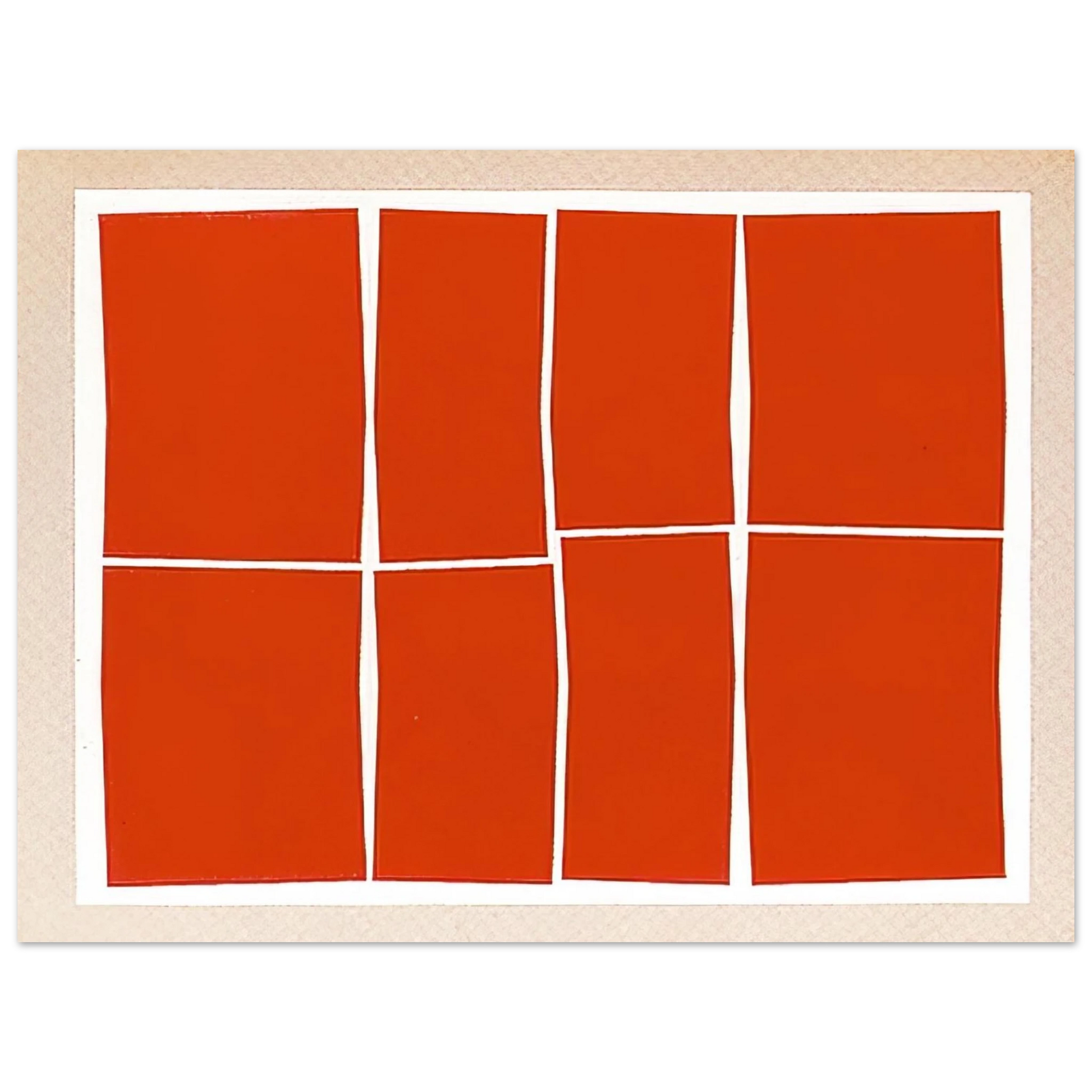 Helio Oiticica - Metaesquema - Neo-Concretism Fine Art Poster - Default Title