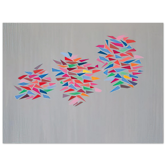 Robert Goodnough - Colors on Gray - 1976 Fine Art Poster - Default Title