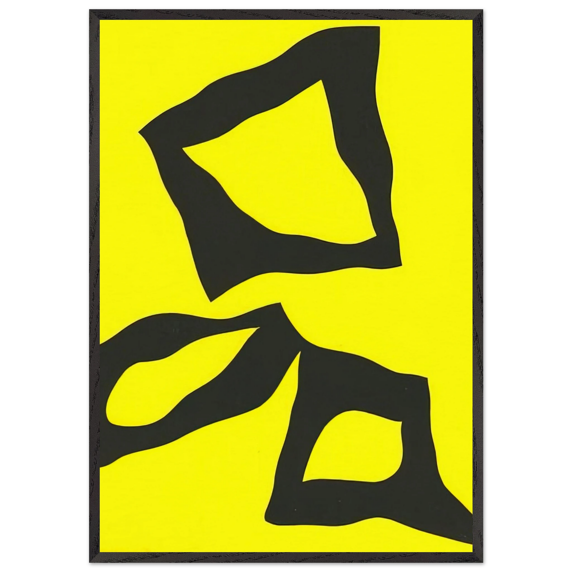 Hasard - Jean Arp Framed Art Print – Black Wooden Frame - Default Title - -Framed Art Print