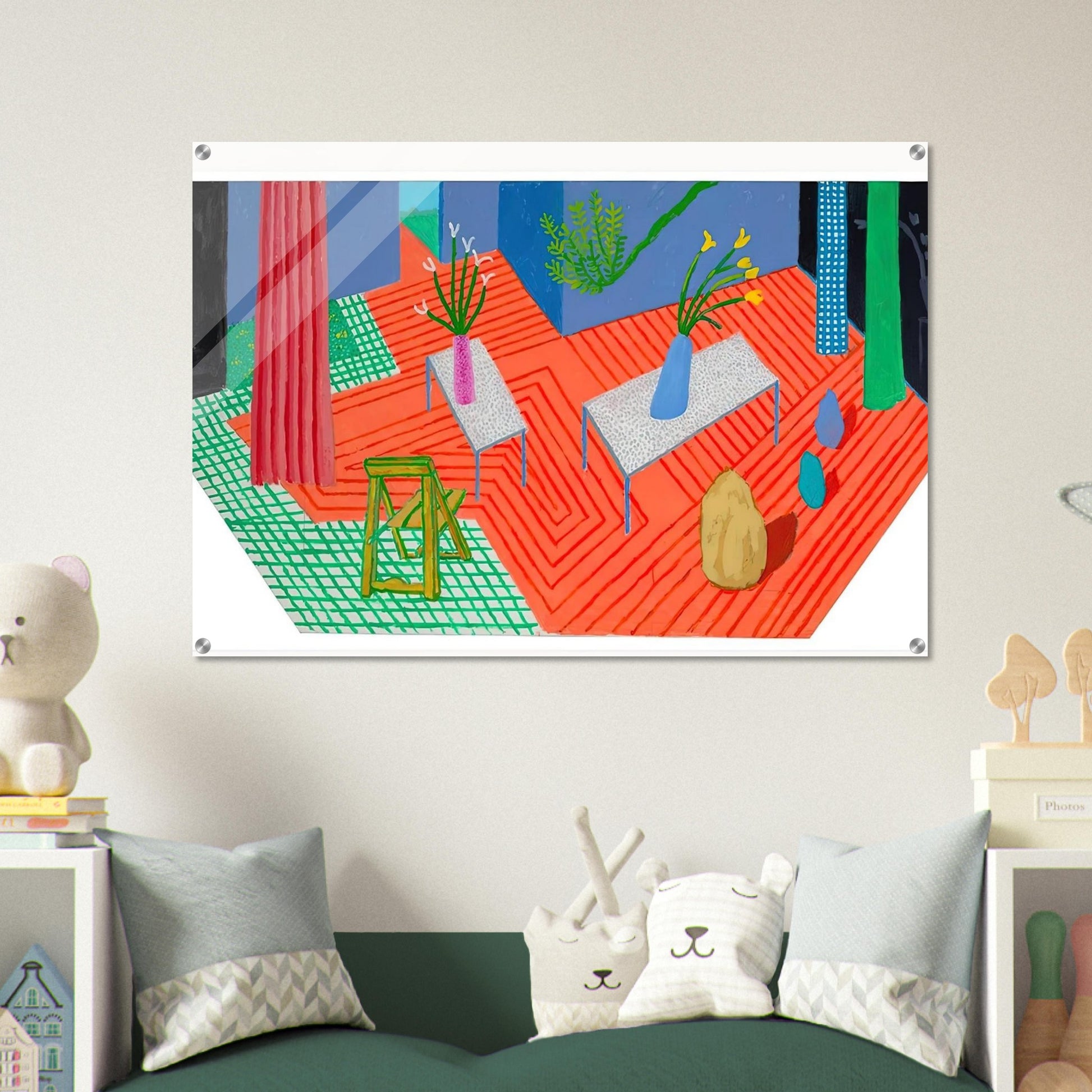 David Hockney - David Hockney Acrylic Print - 70x100 cm / 28x40″ inches | David Hockney Art | Artwork by David Hockney