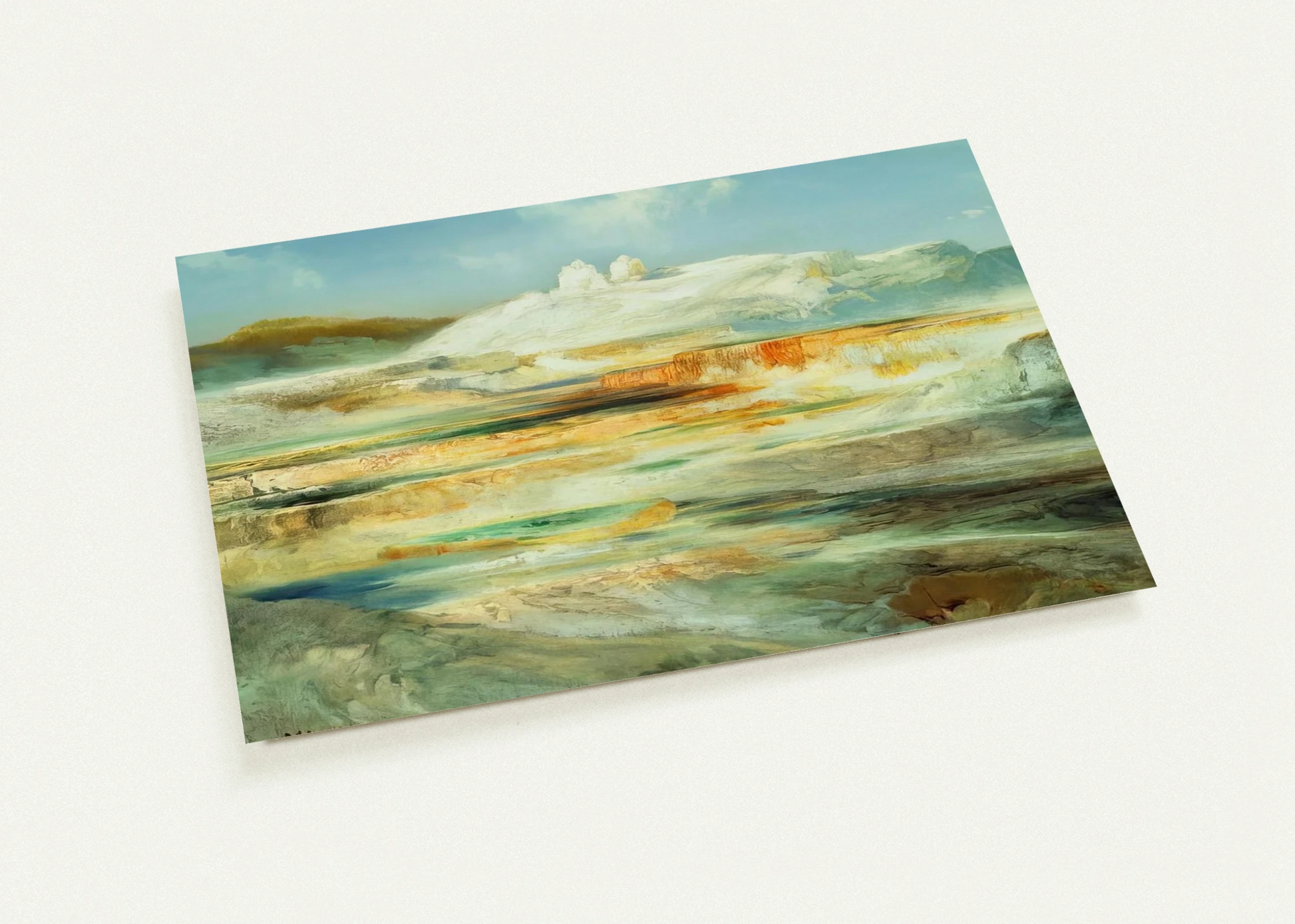 Jupiter Terrace Yellowstone By Thomas Moran Pack of 10 Post Cards | Thomas Moran Post Cards | A6 (10.5 x 14.8 cm) - 4.1 x 5.8 inches