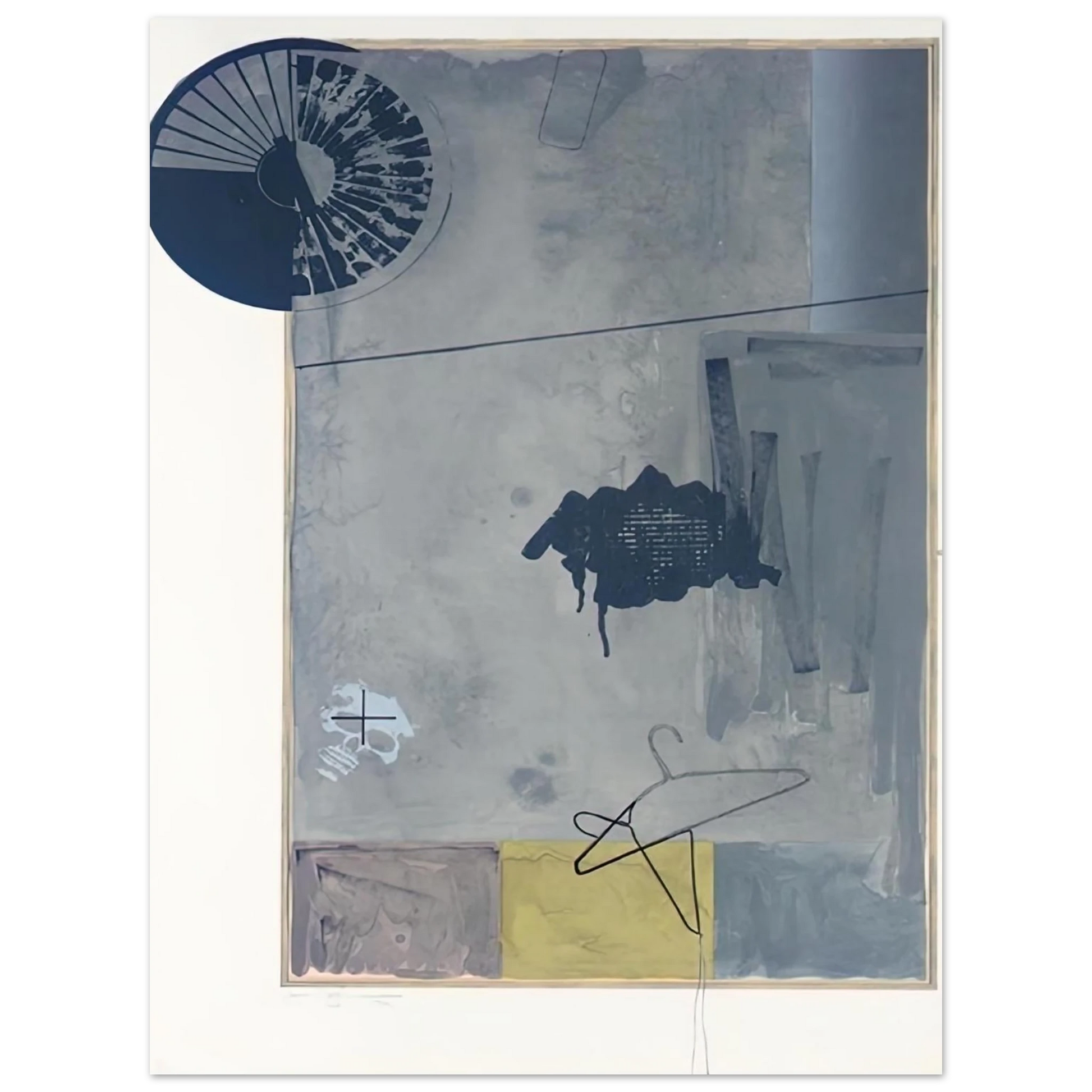 Jasper Johns - EVIAN Fine Art Poster - Default Title