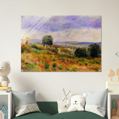 Landscape Auvers sur Oise - Pierre-Auguste Renoir Acrylic Print - 70x100 cm / 28x40″ inches