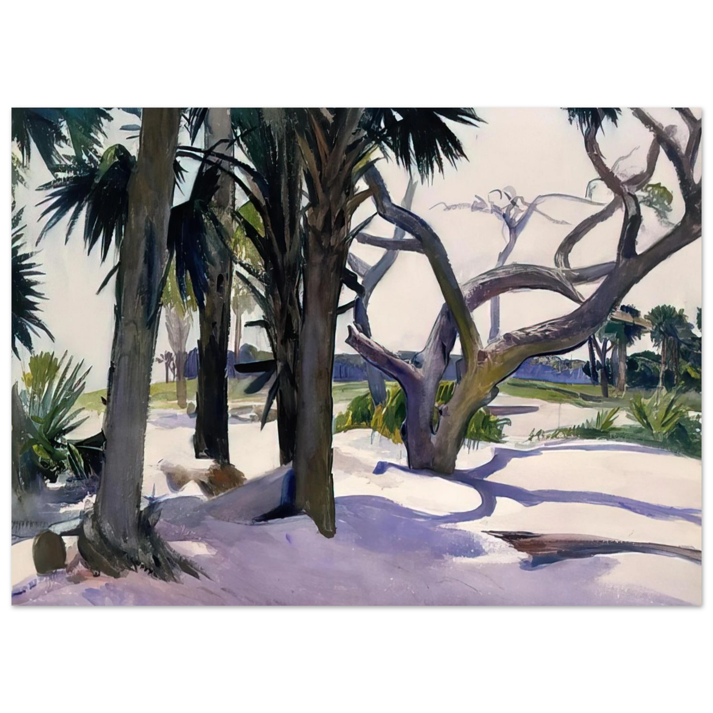 Edward Hopper - Folly Beach, Charleston, South Carolina Fine Art Poster - 40x60 cm / 16x24 inches