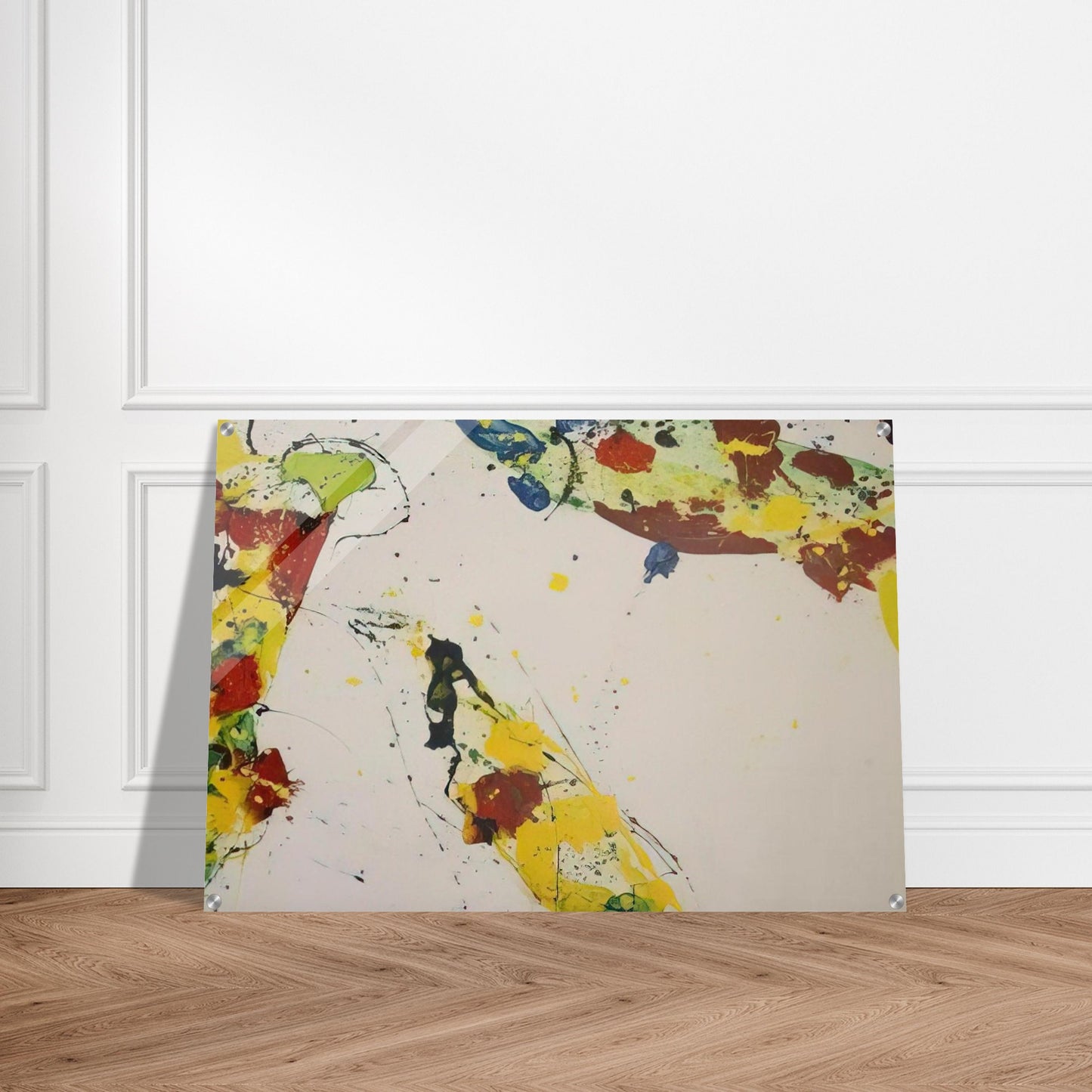 Coral Trails - Sam Francis Acrylic Print - 70x100 cm / 28x40″ inches | Sam Francis Wall Art | Sam Francis Prints