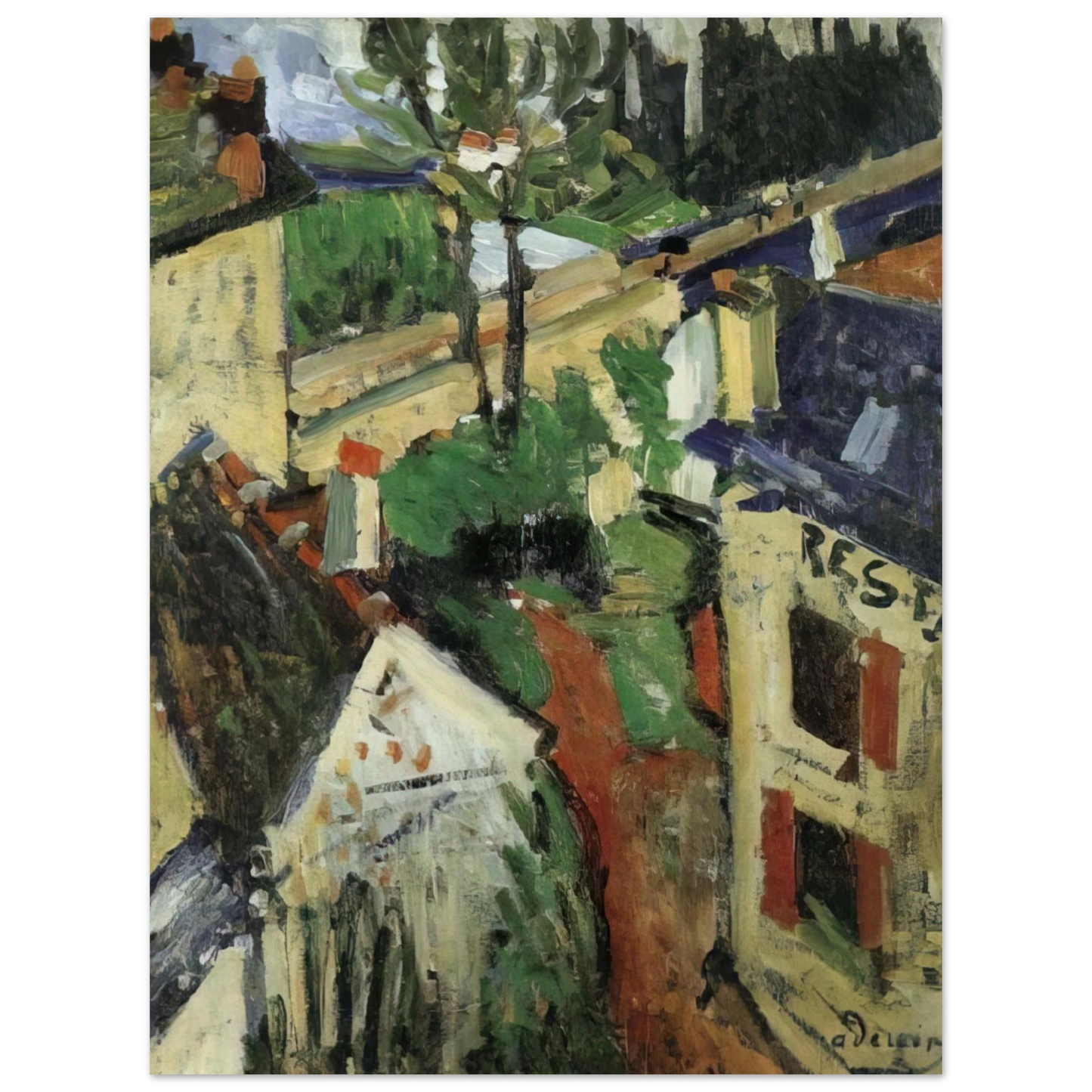 Andre Derain - BAKER S HOTEL Fine Art Poster - Default Title