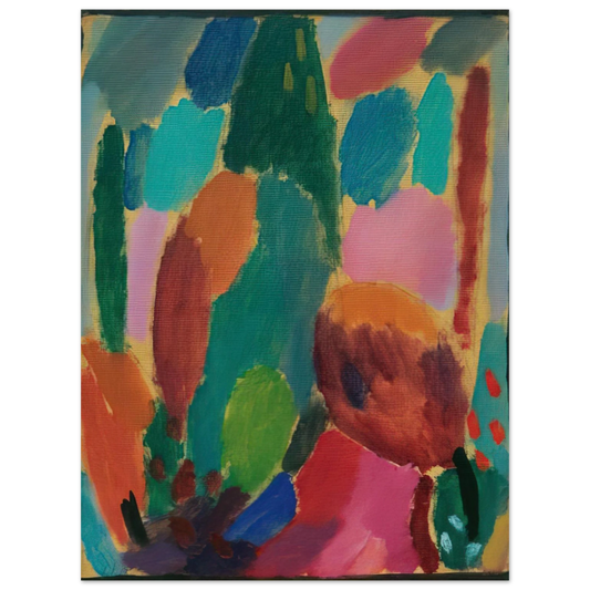 Alexej von Jawlensky - VARIATION Z RTLICHKEITEN 1917 Fine Art Poster - Default Title