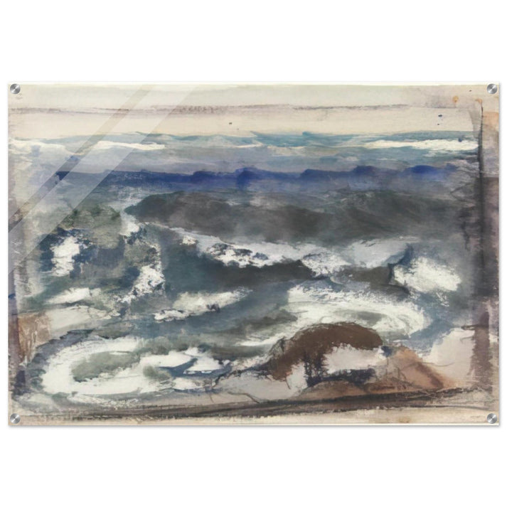 The Sea - 1923 - John Marin Acrylic Print - 70x100 cm / 28x40″ inches | John Marin Wall Art | John Marin Prints