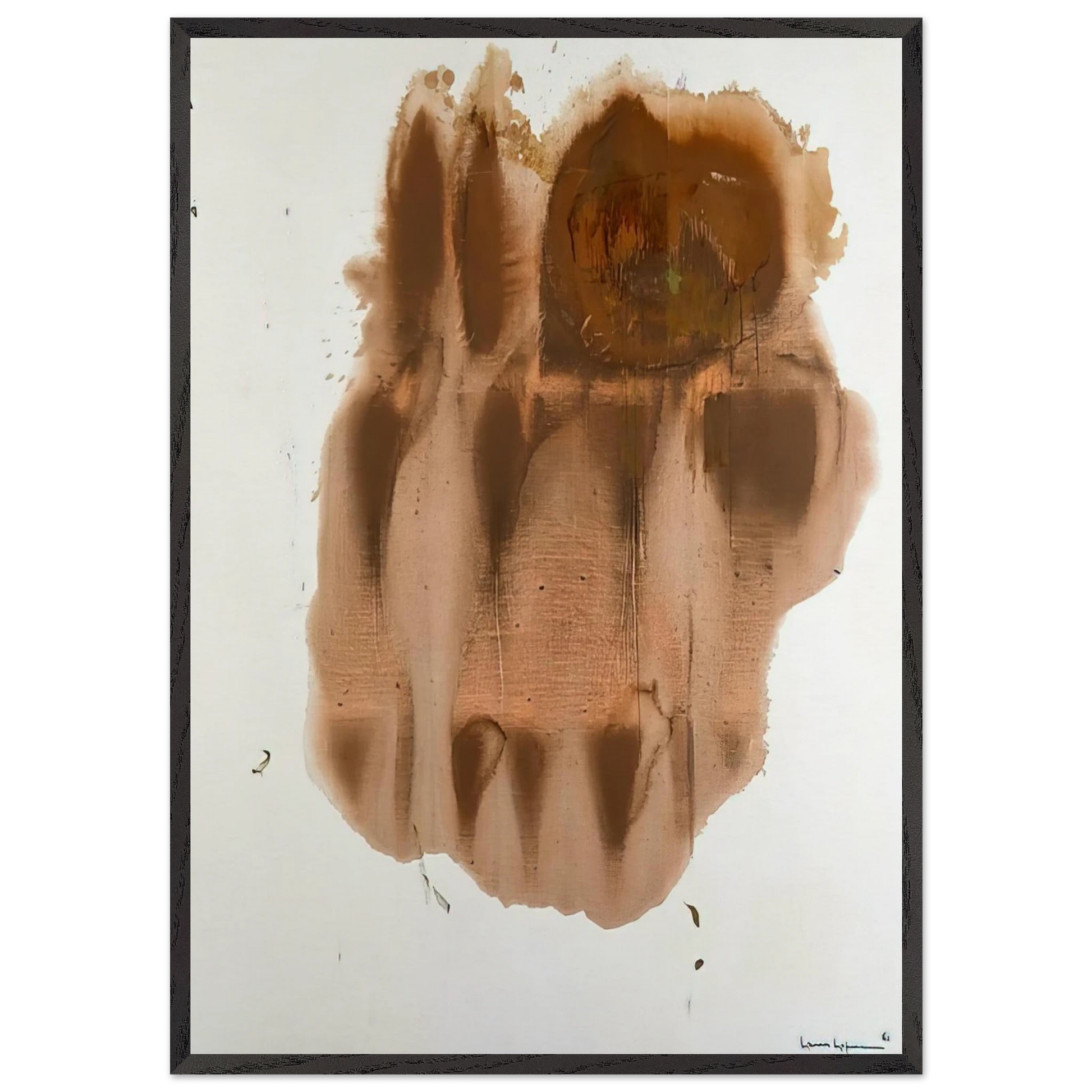 Little Cherry - Hans Hofmann Framed Art Print – Black Wooden Frame - Default Title - -Framed Art Print