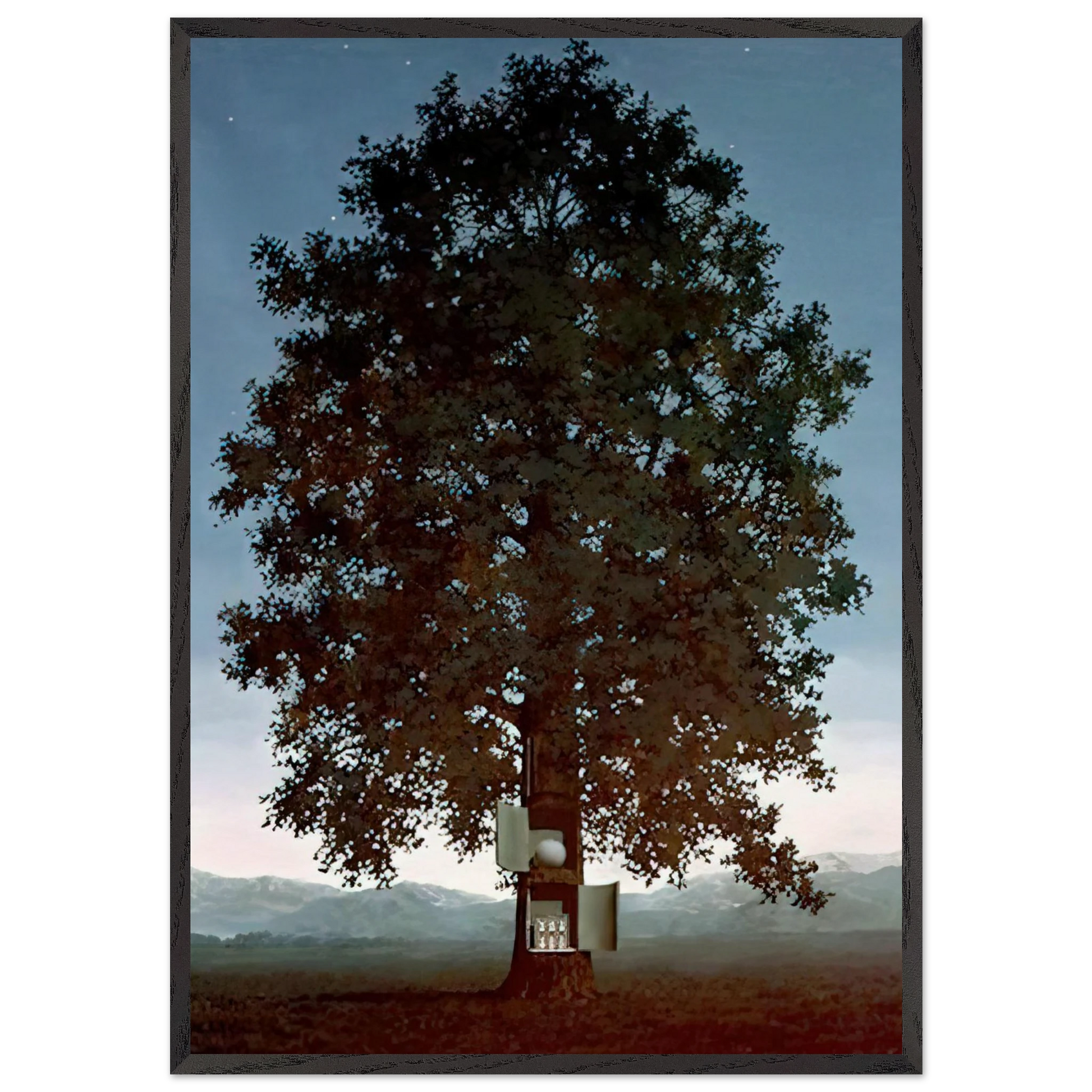 THE VOICE OF BLOOD 1959 - Rene Magritte Framed Art Print – Black Wooden Frame - Default Title - -Framed Art Print