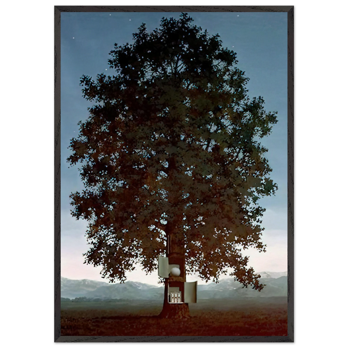 THE VOICE OF BLOOD 1959 - Rene Magritte 70x100 cm / 28x40 inches Framed Art Print – Black Wooden Frame