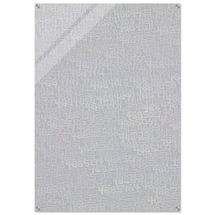 19651 - ∞, Detail 4875812 - 4894230 - Conceptual Art - Roman Opalka Acrylic Print - 70x100 cm / 28x40″ inches | Roman Opalka Wall Art | Roman Opalka Prints