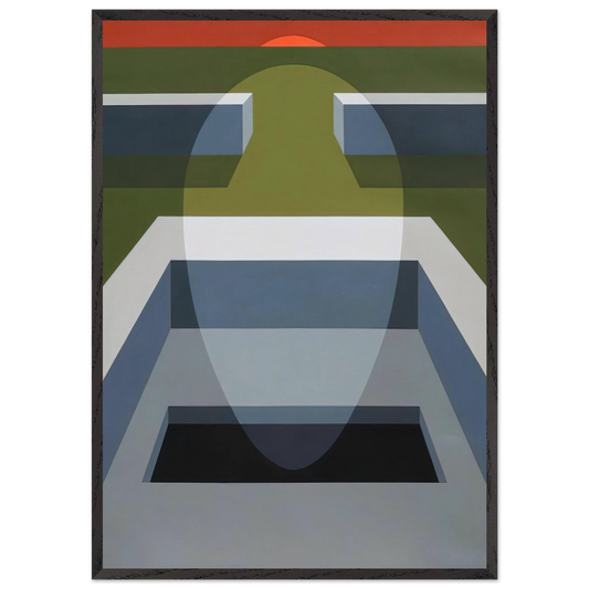 Transection No 7 - 1970 - Clarence Holbrook Carter Framed Art Print – Black Wooden Frame - Default Title - -Framed Art Print