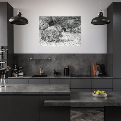 Bush in the Park at Arles - Vincent van Gogh Acrylic Print - 70x100 cm / 28x40″ inches