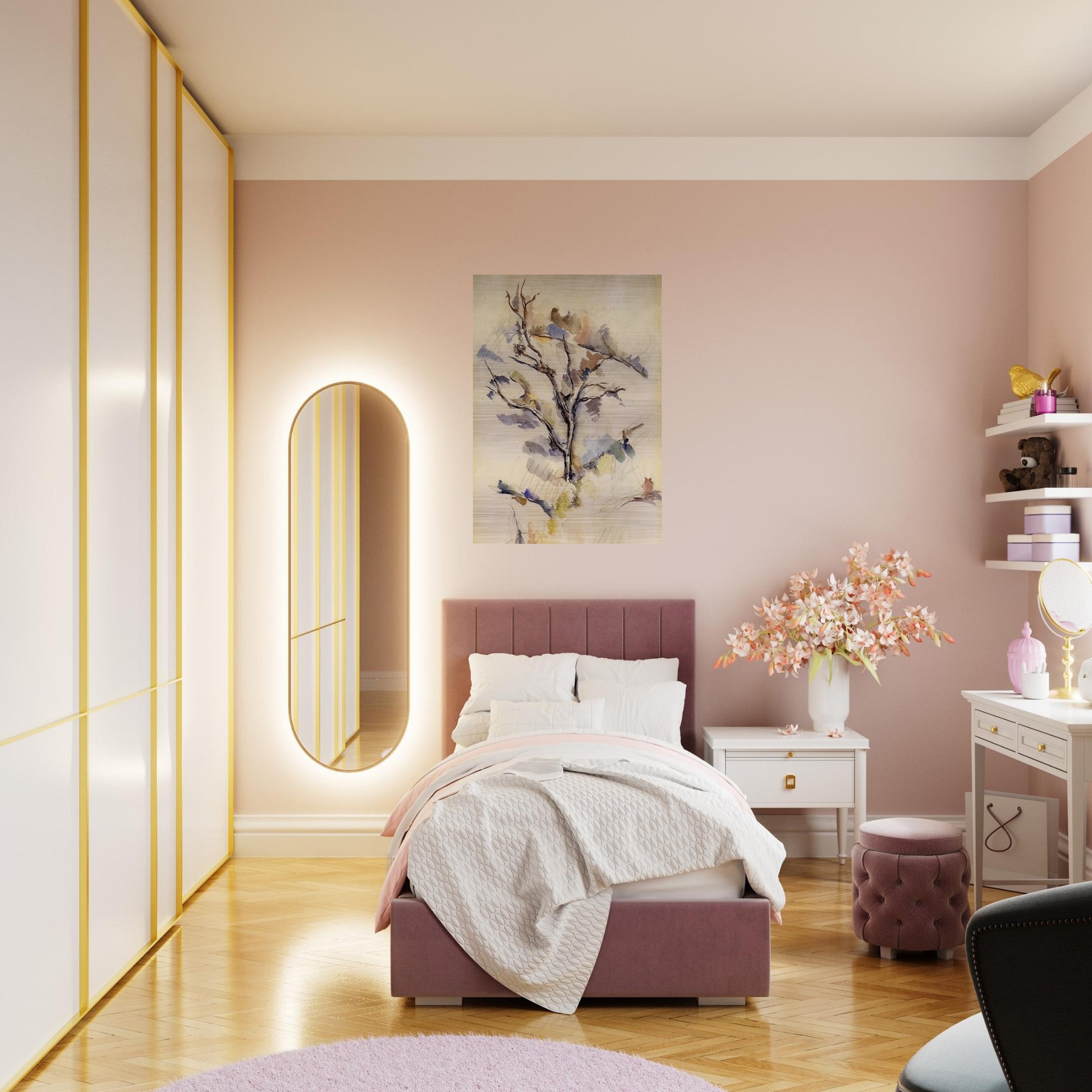 The Oak - Paul Cézanne Brushed Aluminum Print - 70x100 cm / 28x40 inches | Paul Cézanne Aluminum Print | Paul Cézanne Prints