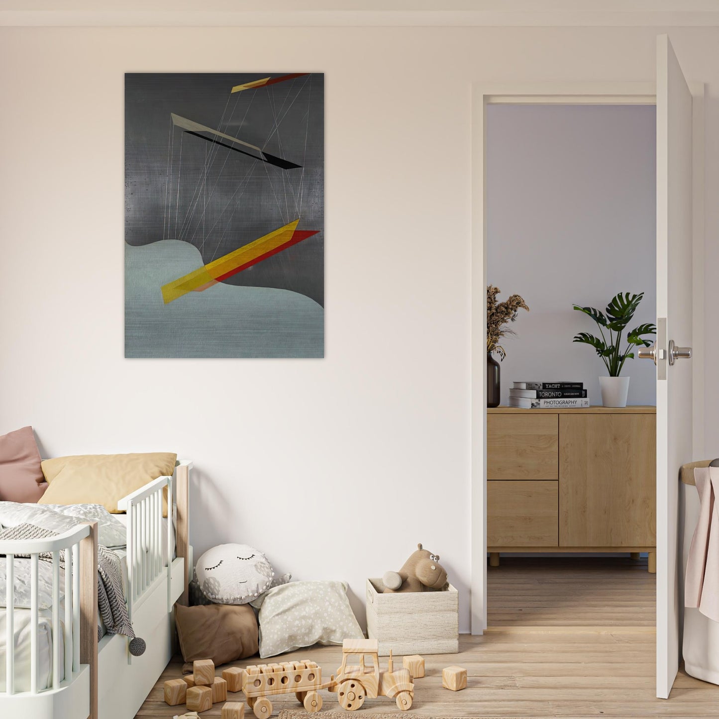 Sil I - Laszlo Moholy-Nagy Brushed Aluminum Print - 70x100 cm / 28x40 inches | Laszlo Moholy-Nagy Aluminum Print | Laszlo Moholy-Nagy Prints